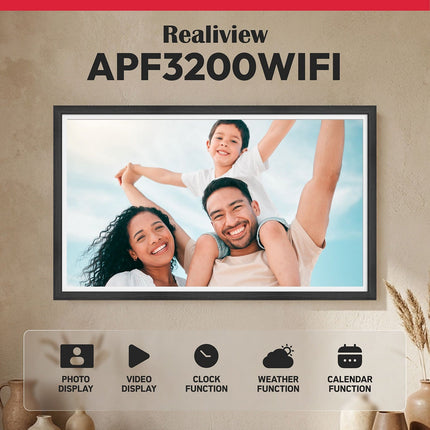 Cadre photo connecté AGFAPHOTO Cadre photo numérique Wi-Fi 32" AGFAPHOT