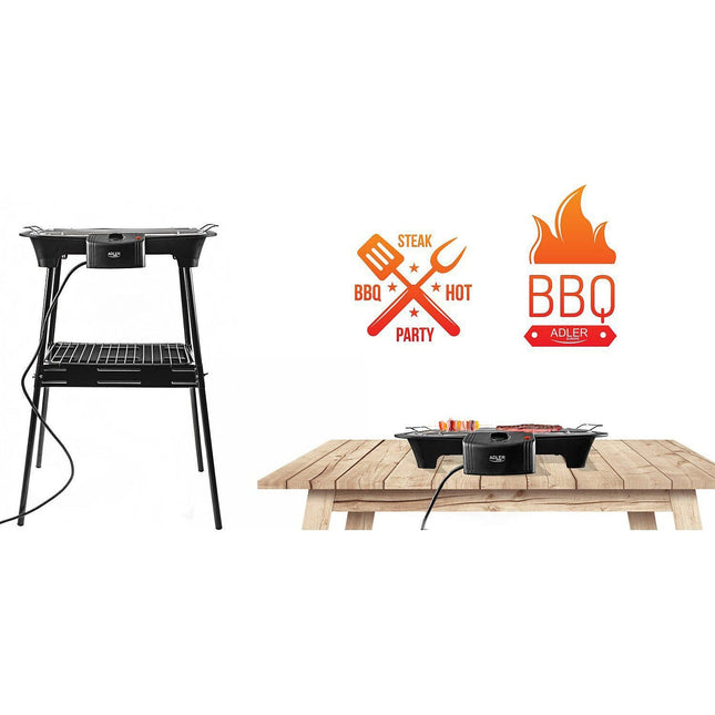 Barbecue électrique ADLER Adler AD 6602 Grill électrique-Barbecue