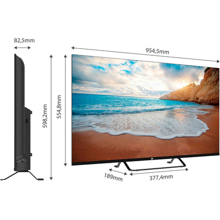 TV QLED ESSENTIELB 43QLED306 (2024) 43" (109 cm) 4K - Smart TV