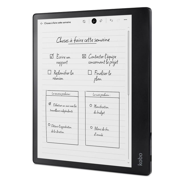 Liseuse eBook KOBO Pack Elipsa 2E + Stylus 2