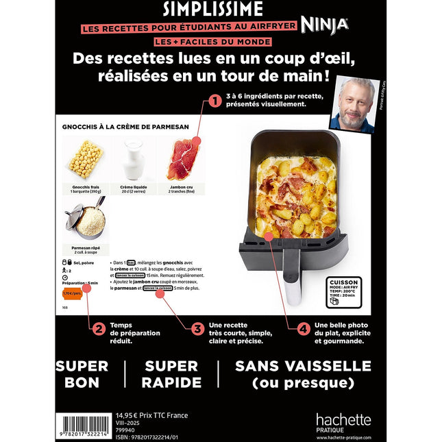 Livre de cuisine HACHETTE Recettes Simplissime Ninja Etudiants