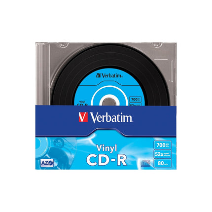 CD vierge VERBATIM CD-R Data Vinyl 700MB 10PK Slim 52x