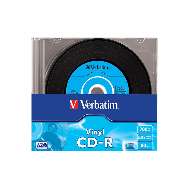 CD vierge VERBATIM CD-R Data Vinyl 700MB 10PK Slim 52x