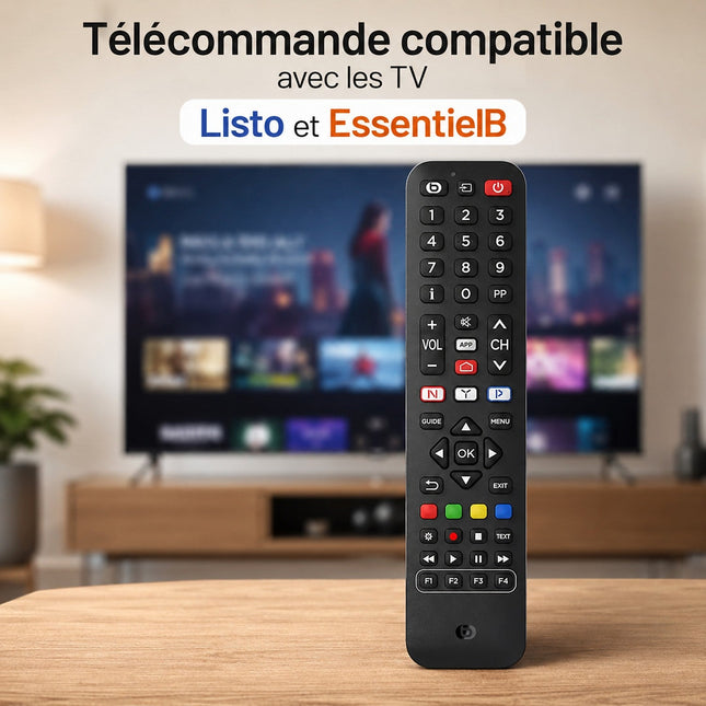 Télécommande ESSENTIELB pour TV EssB Listo