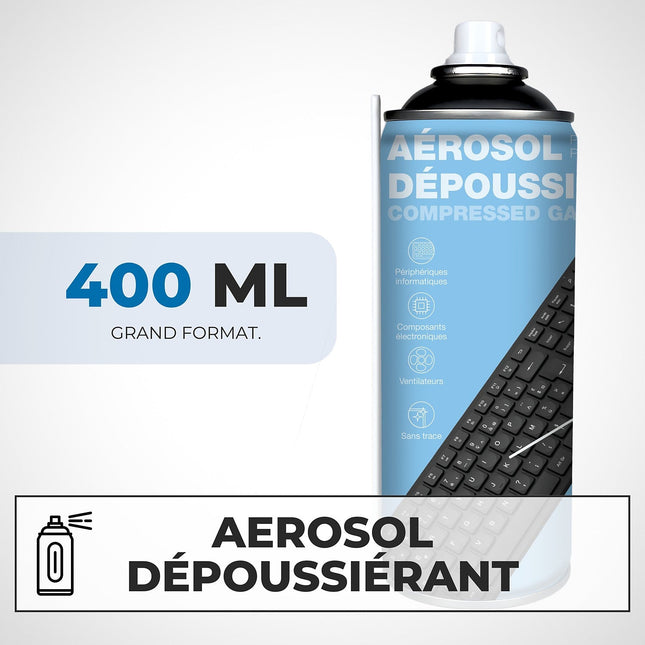 Bombe dépoussiérante APM depoussierante air sec 400ml