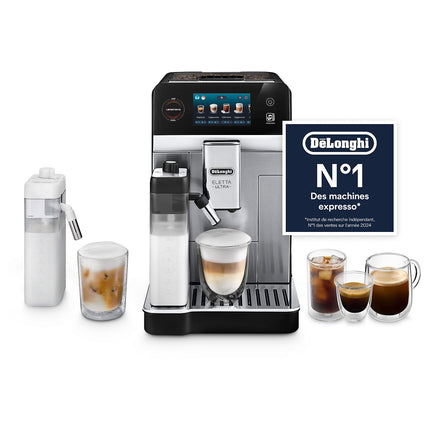 Expresso Broyeur DELONGHI Eletta Ultra ECAM470.85.MB Technologie Silent