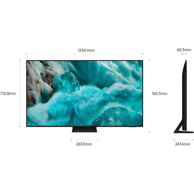 TV QLED SAMSUNG TQ55Q7F5 4K AI SmartTV 2025
