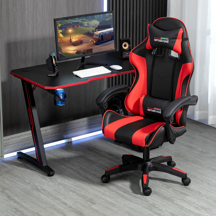 Bureau gamer AMSTRAD DESK120Z-RED