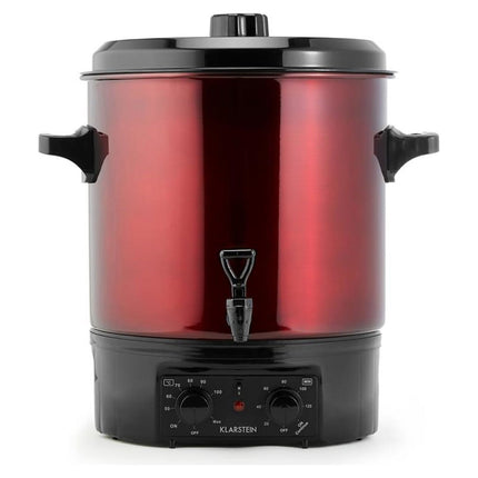 Stérilisateur de bocaux KLARSTEIN Biggie 27L 2000W Rouge Reconditionné