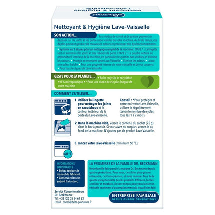 Nettoyant DR BECKMANN Hygiène Lave-Vaisselle 75g