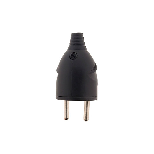 Adaptateur d'alimentation ZENITECH Fiche mâle 16A 2P+T Noir - Zenitech