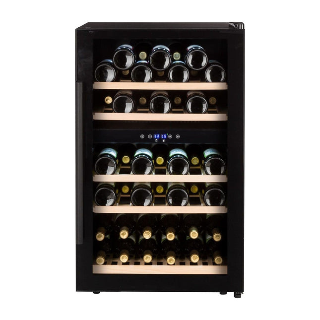 Cave à vin polyvalente KLARSTEIN Barossa 40 Duo 41 bouteilles LED