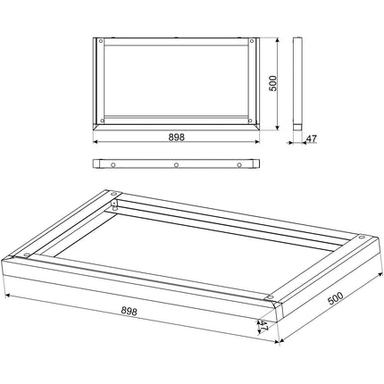 Kit de réhausse SMEG KITH93