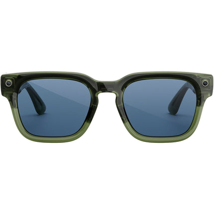 Lunettes connectées META Fury Vert foncé verres bleu clair