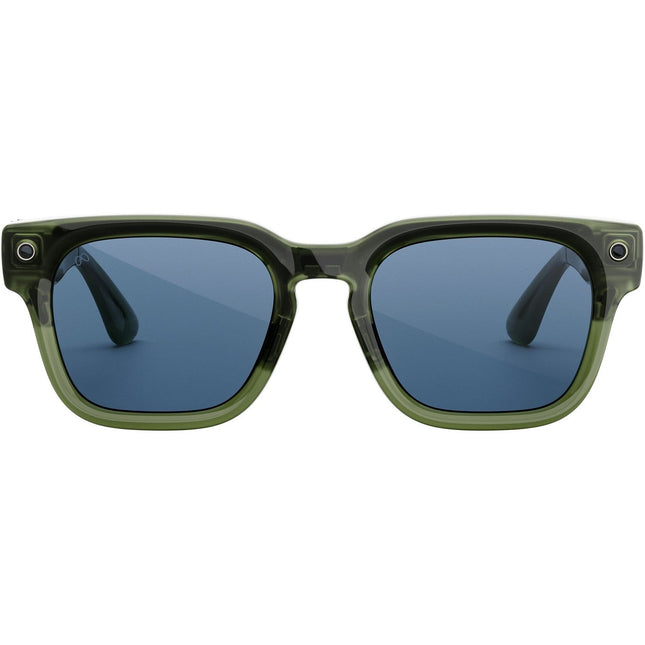 Lunettes connectées META Fury Vert foncé verres bleu clair