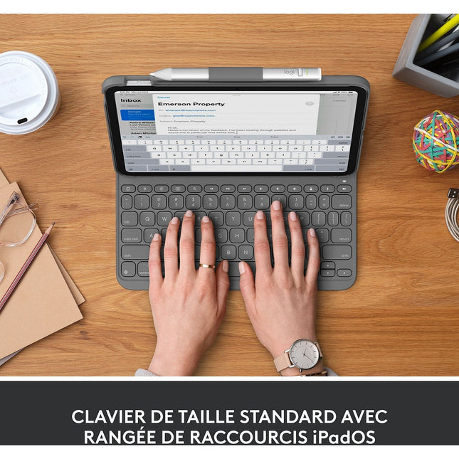 Etui LOGITECH Etui LOGITECH Slim Folio pour iPad 10eme gen 10.9, iPad A16 (2025)