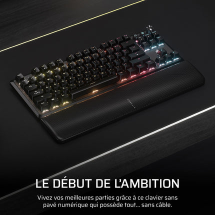 Clavier gamer sans fil CORSAIR K70 CORE TKL Wireless