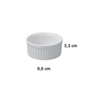 Plat à rôtir HOBBYTECH Ramequin en céramique 6,6 x 3,3 cm 4pcs