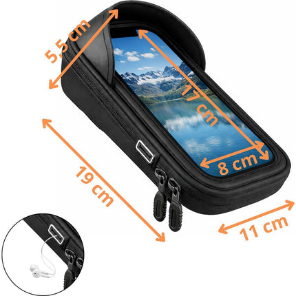 Support smartphone PHONILLICO Support téléphone vélo moto étanche 360
