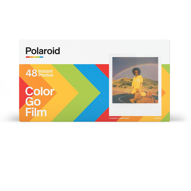 Papier photo instantané POLAROID Go cadre blanc (x48)