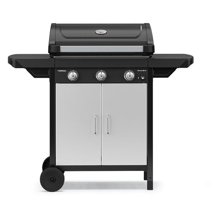 Plancha gaz CAMPINGAZ EX 3 noir 3 brûleurs sur chariot couvercle de cuissson, 60x35 cm