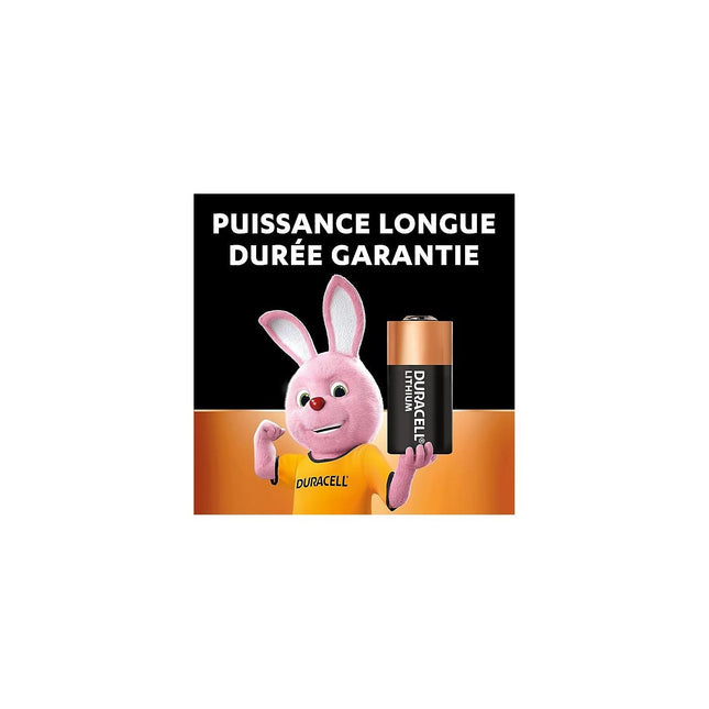 Pile DURACELL CR 123 x1 Lithium