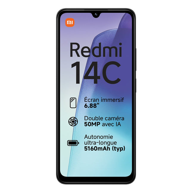 Smartphone XIAOMI Redmi 14C 256Go Noir