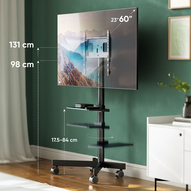Pied TV ONKRON Mobile 23"–60", 40 kg, TS1137-B Noir
