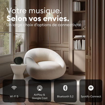 Enceinte résidentielle DEVIALET Phantom Ultimate 98 dB Light Pearl