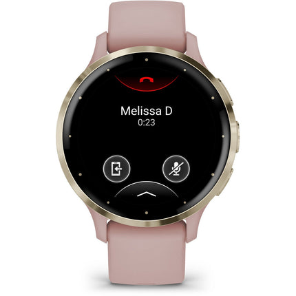 Montre sport GARMIN Venu 3S Sport et santé GPS AMOLED BT 41 mm Pink Dawn + Peach Gold