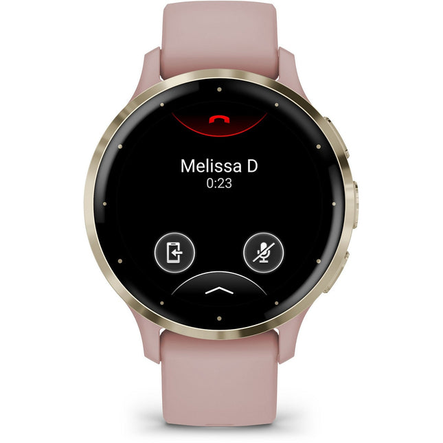 Montre sport GARMIN Venu 3S Sport et santé GPS AMOLED BT 41 mm Pink Dawn + Peach Gold