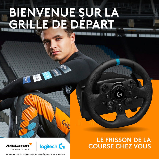 Volant + Pédalier LOGITECH G923 PS4/PS5/PC