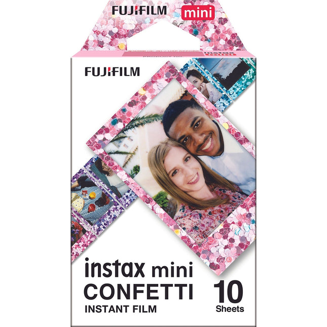 Papier photo instantané FUJIFILM Instax Mini Confetti (x10)