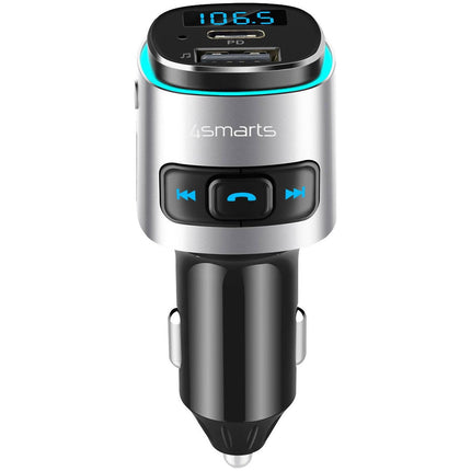 Transmetteur FM 4 SMARTS Bluetooth avec Chargeur auto