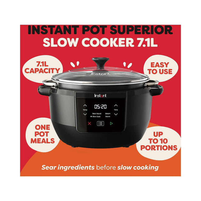 Multicuiseur INSTANT POT Mijoteuse 4 en 1 qualité supérieure 7,1L