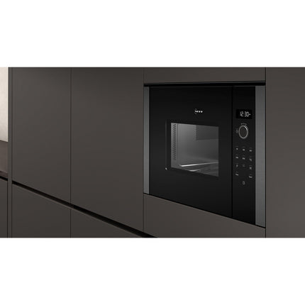 Micro ondes grill encastrable NEFF HLAGD53G0, N50, Graphite-Grey