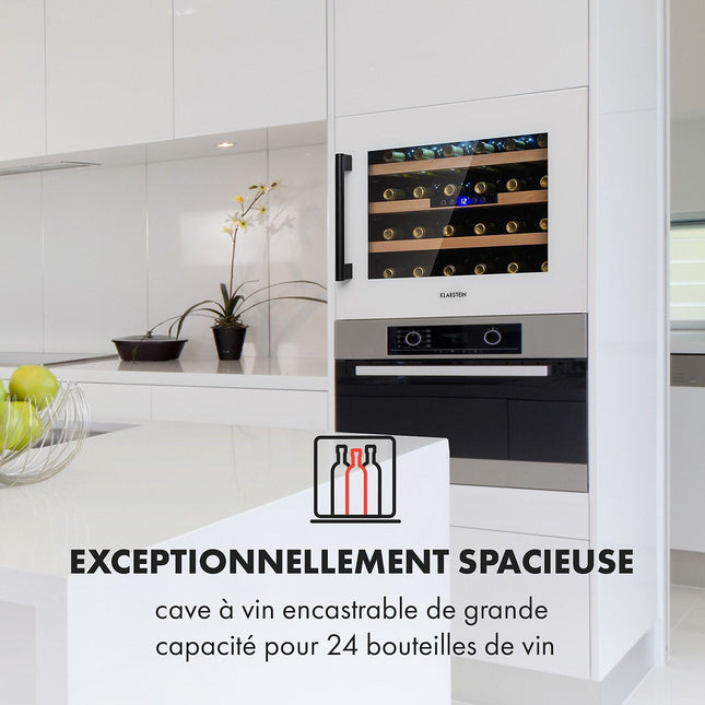 Cave à vin de service KLARSTEIN Vinsider 24 Built-In Uno 24 bouteilles