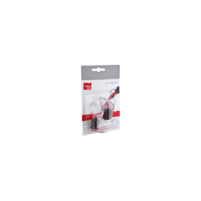 Bec verseur VACUVIN anti-gouttes Noir lot de 2