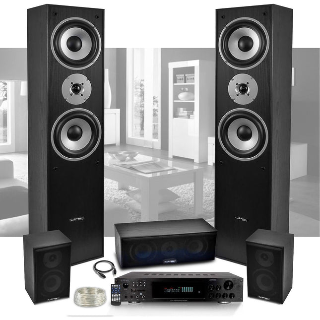 Home Cinema 5.1 LTC AUDIO pack 5 enceintes 850w et ampli bluetooth