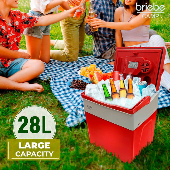 BRIEBE Glacière Électrique Portable CF1153RED