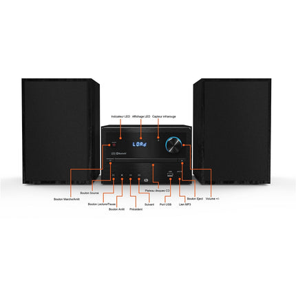 Chaîne HiFi ESSENTIELB EBMSBTH01