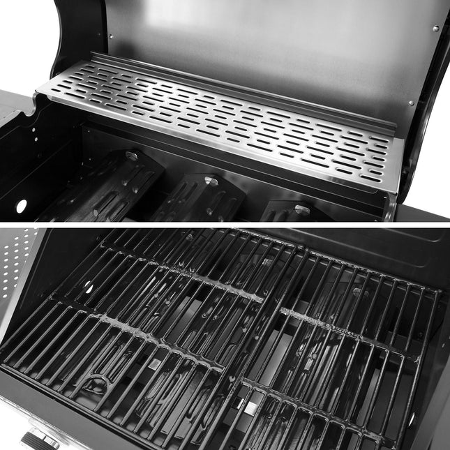Barbecue gaz COOK'IN GARDEN Barbecue au gaz FYRA avec thermomètre -