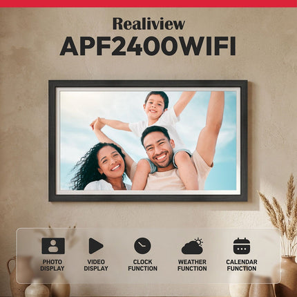 Cadre photo numérique AGFAPHOTO Cadre photo numérique Wi-Fi 24" tactile