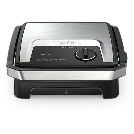 Grille-viande TEFAL GC272D10 inox noir à poser, 29x26 cm