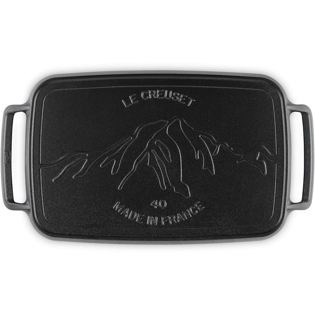Plancha pour barbecue LE CREUSET rectangulaire collection barbecue 40cm
