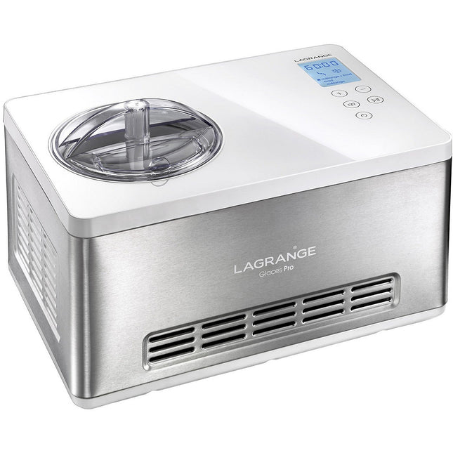 Turbine à glace LAGRANGE Glaces Pro 2L double cuve 419022