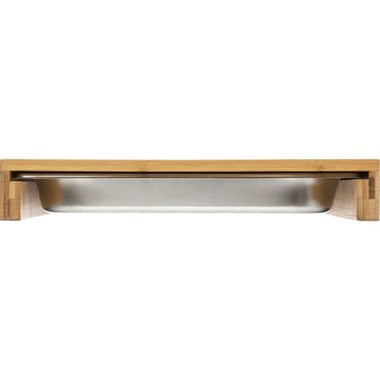 Planche à découper 5FIVE à découper 35x28 cm bambou avec bac réc