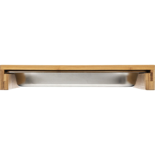 Planche à découper 5FIVE à découper 35x28 cm bambou avec bac réc