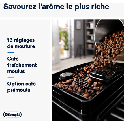 Expresso Broyeur DELONGHI FEB22.82.SB Magnifica Start Argent