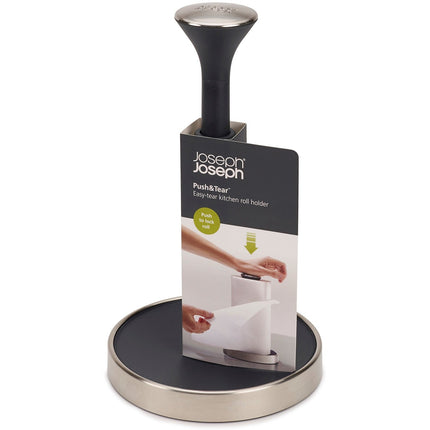 Distributeur essuie-tout JOSEPH JOSEPH PUSH&TEAR ROULEAU D'ESSUIE TOUT GRIS